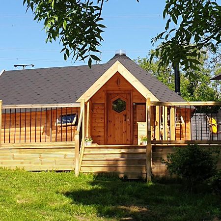 The Hive - Unique Log Cabin With Wood Burning Stove Ludchurch Exterior foto